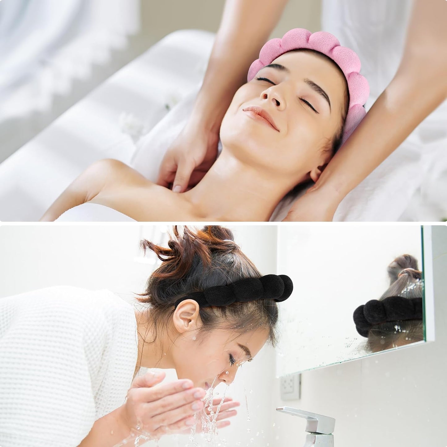 Cintillo tipo Spa para lavar rostro o Maquillaje (1 unidad)