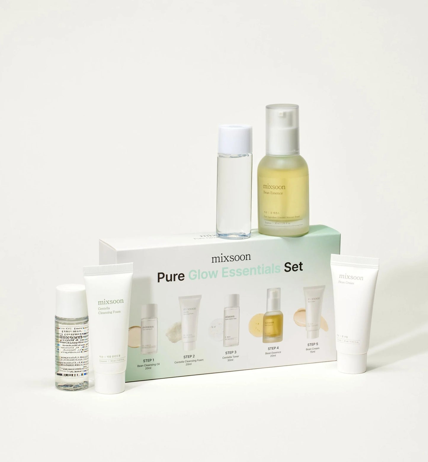 [Mixsoon] Pure Glow Essentials Set (5 pasos)