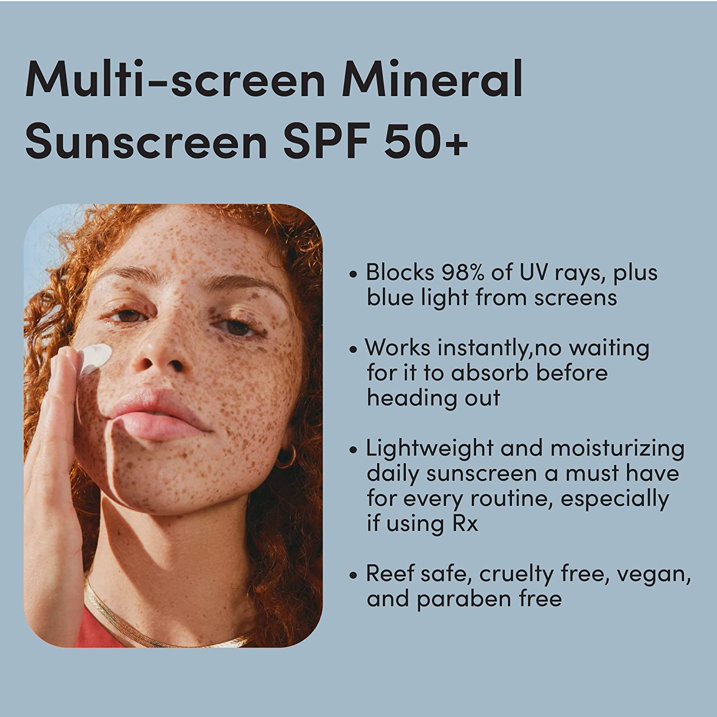 [Hers] Protector Solar Hidratante Multipantalla  SPF 50. 30ml