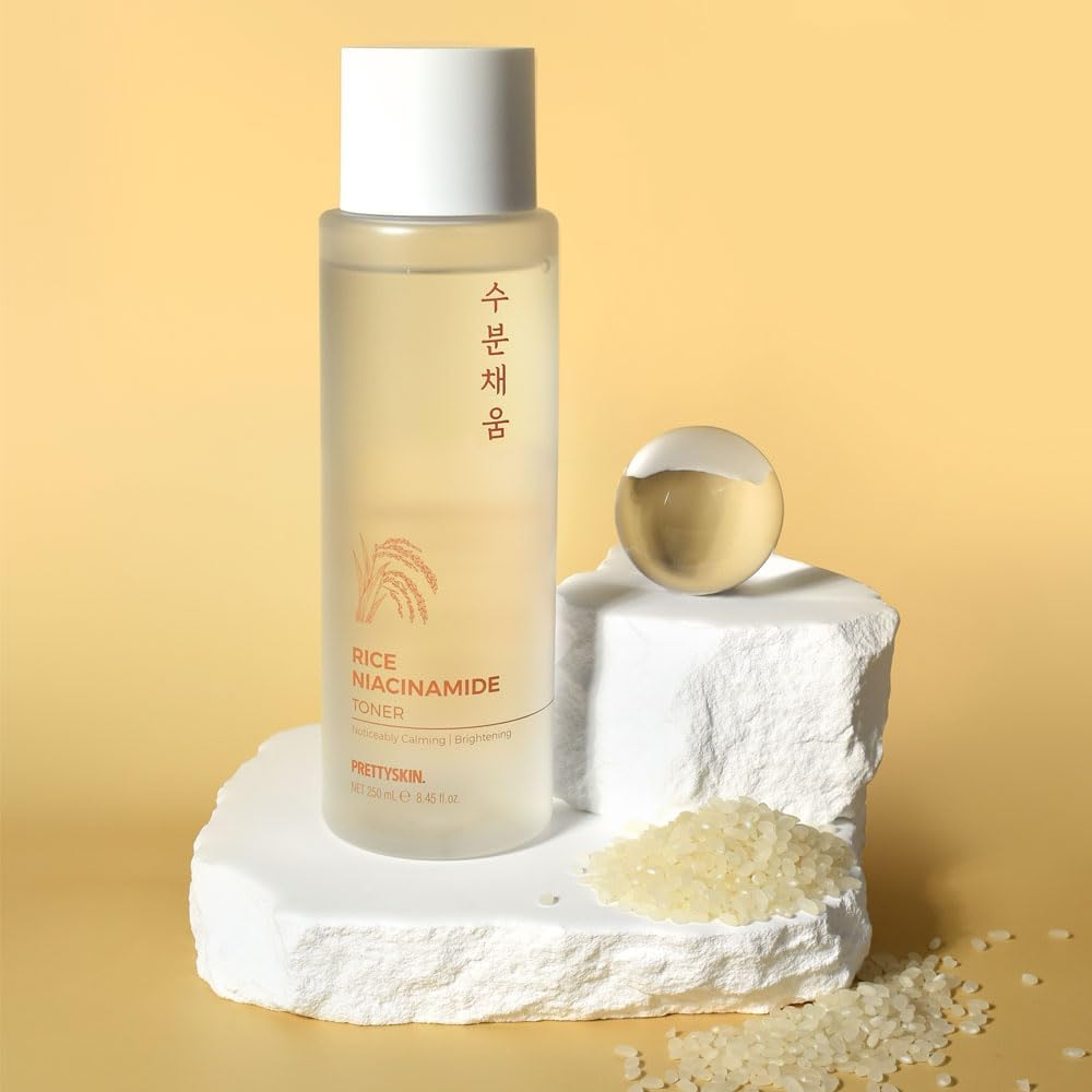 [Prettyskin] Tónico Aclarante con Niacinamida y agua de Arroz. 250ml