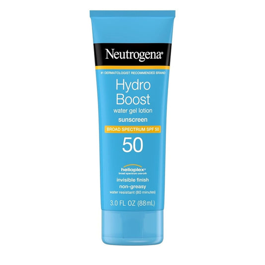 [Neutrogena] Protector Solar Hydro Boost en gel SPF 50.