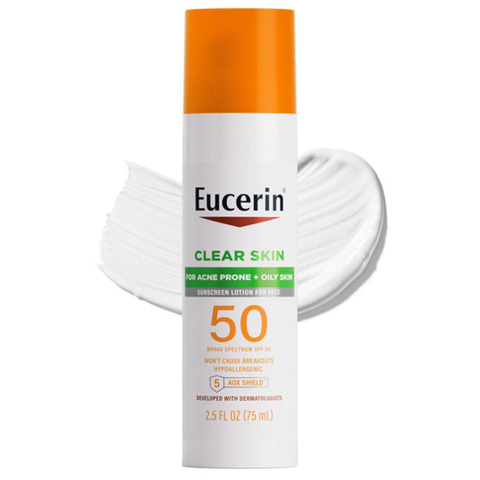 [Eucerin] Protector Solar Clear Skin (Control grasa) SPF 50 75ml