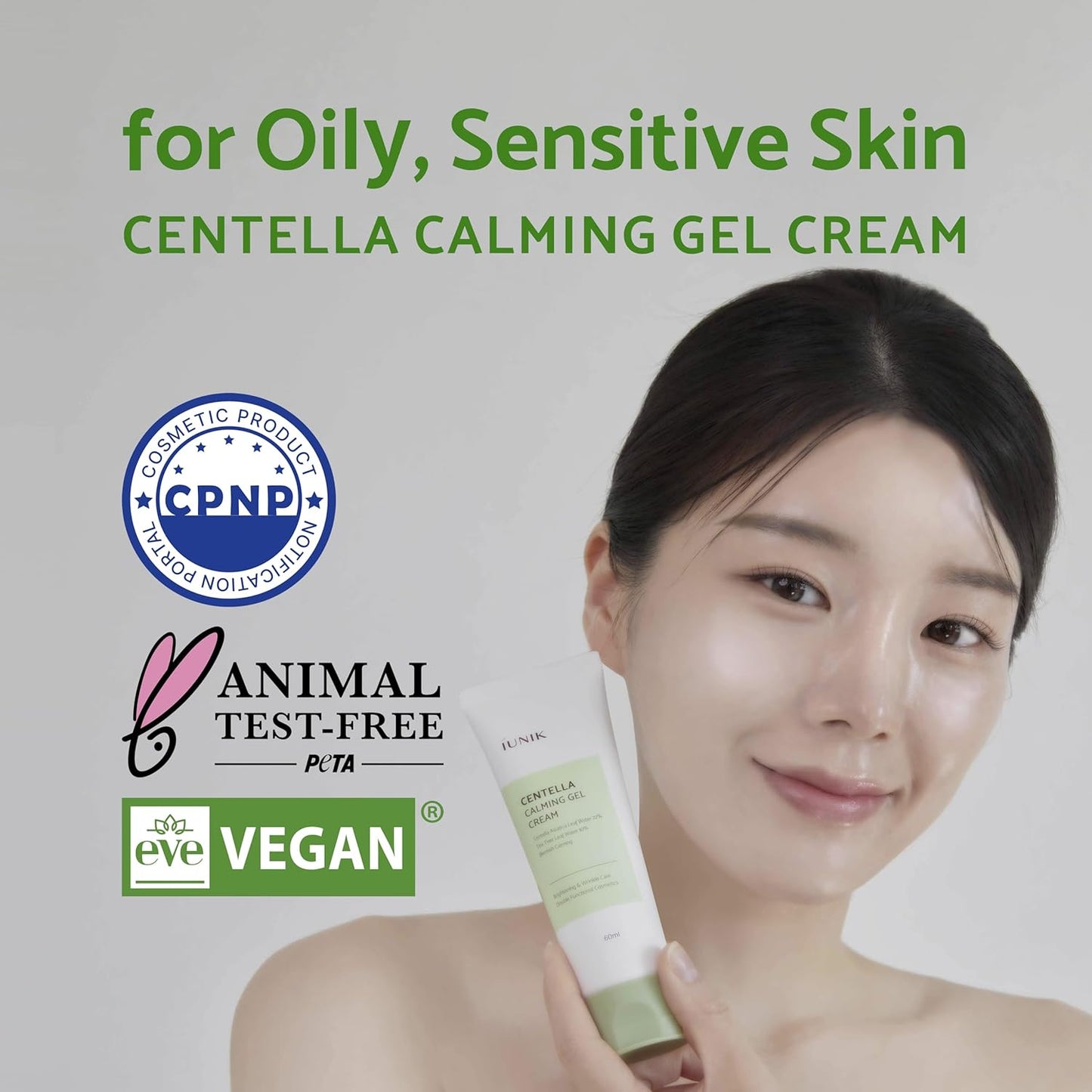 [IUNIK] Centella Calming Gel Cream 60ml