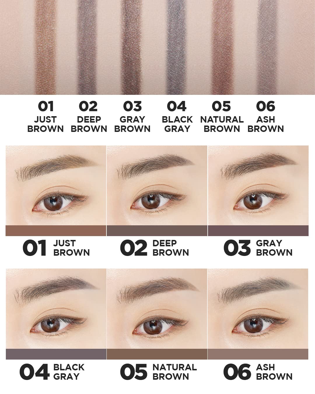 [The Saem] Artlook Lapiz para Cejas + Cepillo.