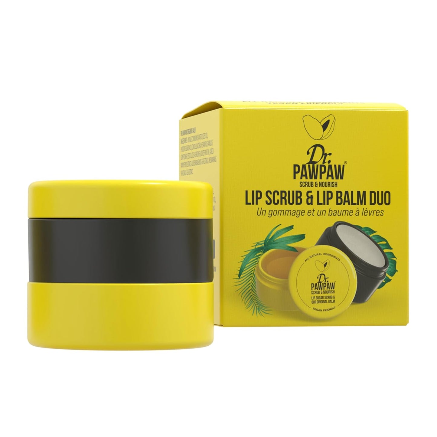 [Dr.PAWPAW] Dúo de Exfoliante  y Bálsamo para Labios.