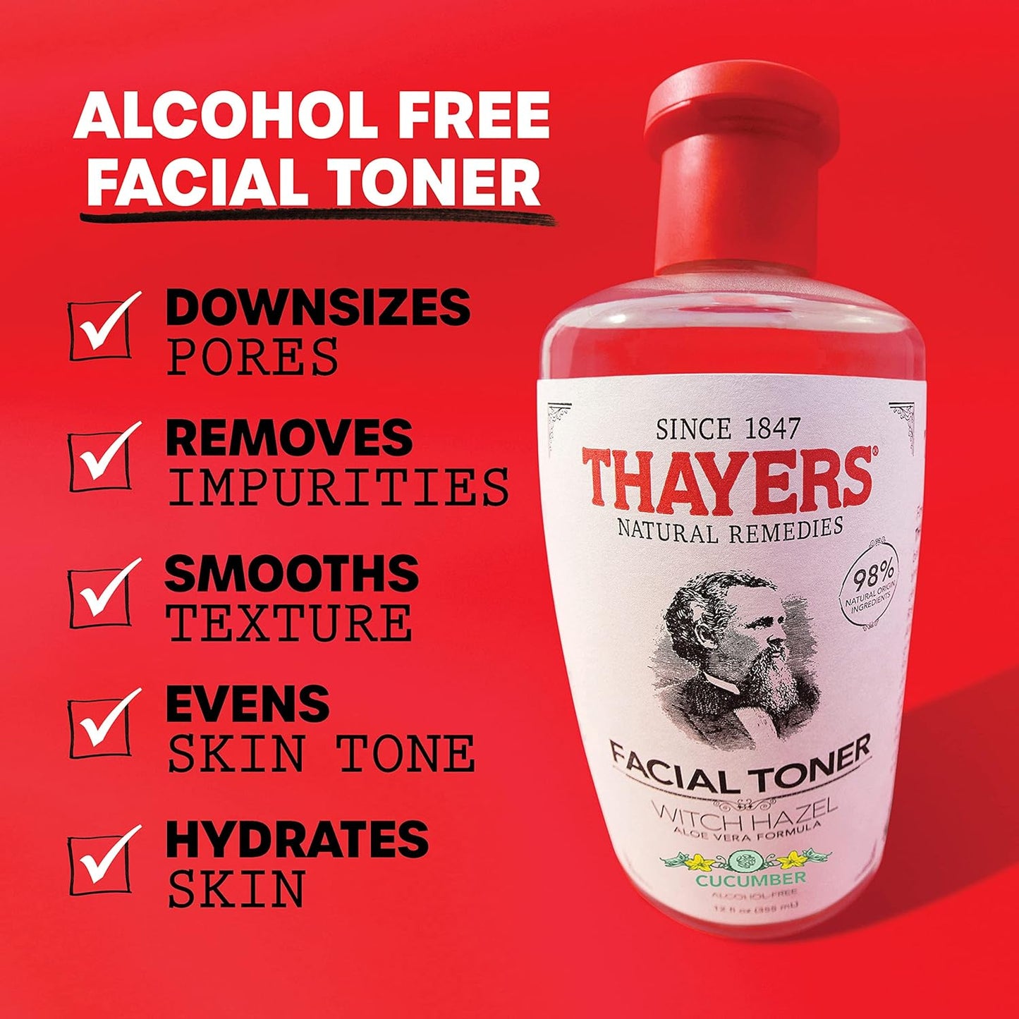 [Thayers] Tónico Facial con Aloe Vera 251ml