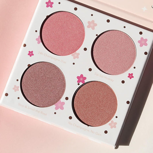 [Beauty Bakerie] Cotton Candy Champagne Paleta de Blushes e iluminadores.