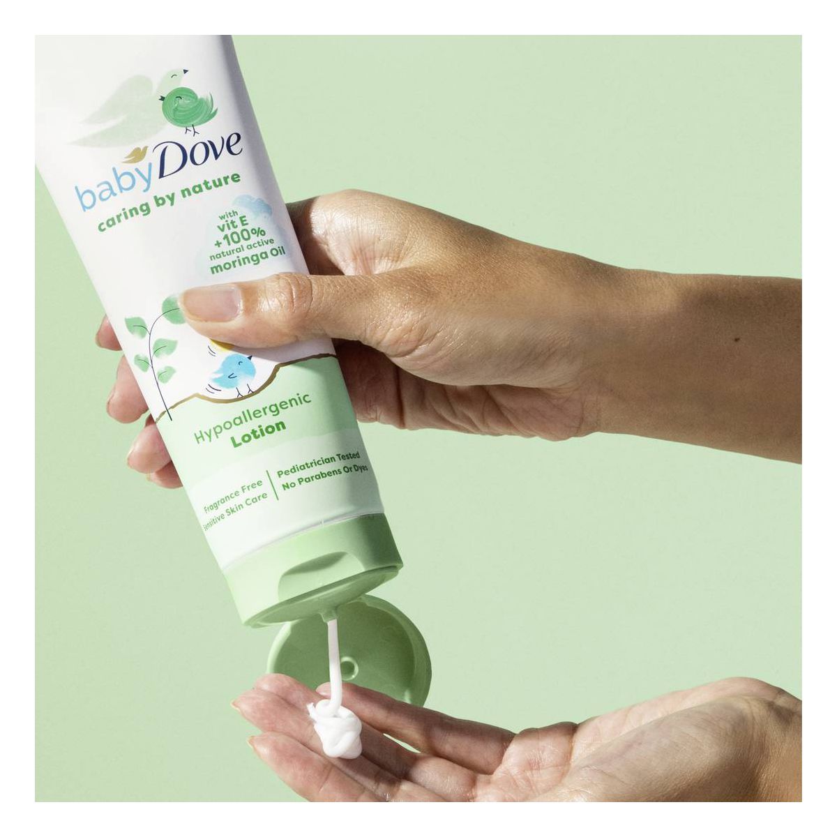 [Baby Dove] Caring By Nature Loción Hipoalergénica 237ml.