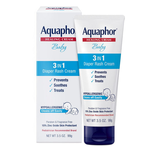 [Aquaphor] Crema para la dermatitis del pañal 3 en 1 . 75 ml.