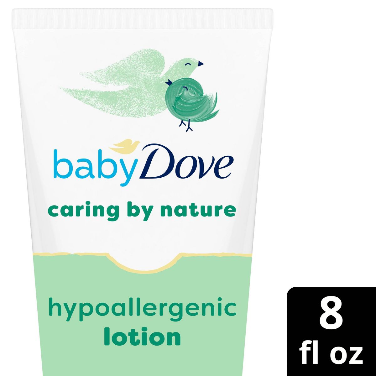 [Baby Dove] Caring By Nature Loción Hipoalergénica 237ml.