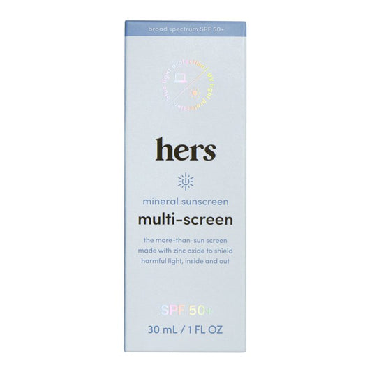 [Hers] Protector Solar Hidratante Multipantalla  SPF 50. 30ml