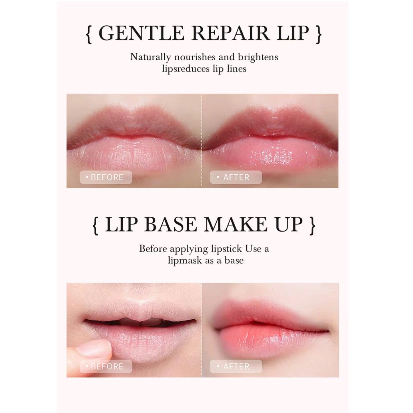 [Handaiyan]  2 en 1 Exfoliante + Bálsamo Hidratante para Labios